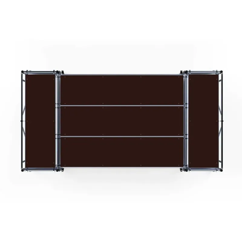 Aluminum platform for plasterer, installer 190 cm x 400 cm - comfort