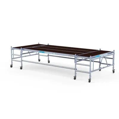 Hliníková platforma 190 cm x 455 cm - pro omítání a malování