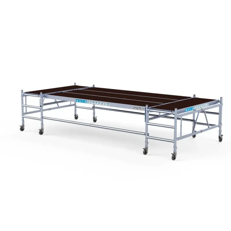 Aluminum platform 190 cm x 455 cm - for plastering and painting