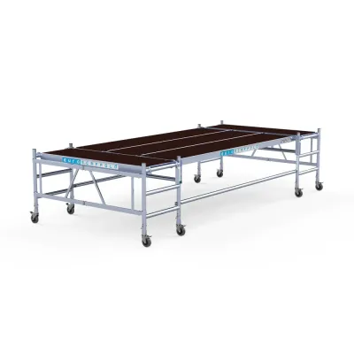 Aluminum platform 190 cm x 455 cm - for plastering and painting