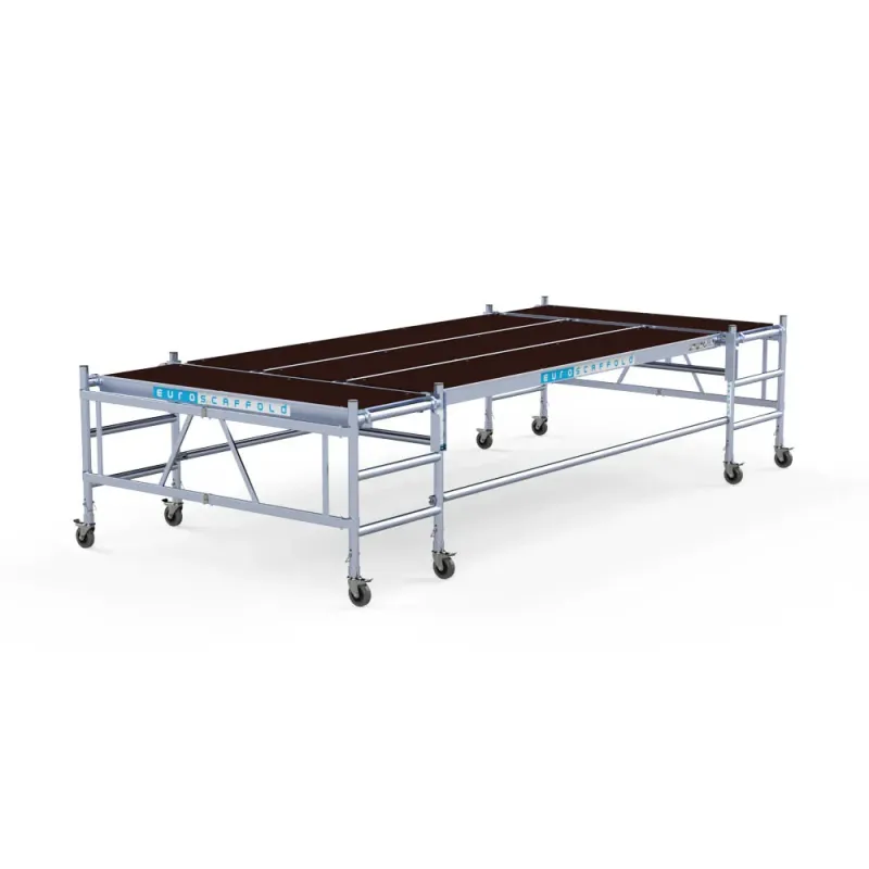 Aluminum platform 190 cm x 455 cm - for plastering and painting