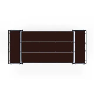Aluminiowa platforma 190 cm x 455 cm - do tynkowania i malowania