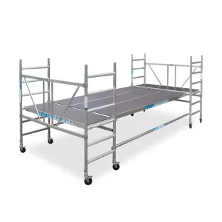 Aluminiowa platforma 190 cm x 340 cm - tynkarz, monter, malarz