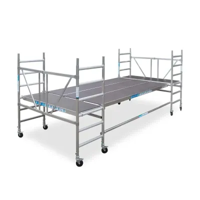 Aluminiowa platforma 190 cm x 340 cm - tynkarz, monter, malarz
