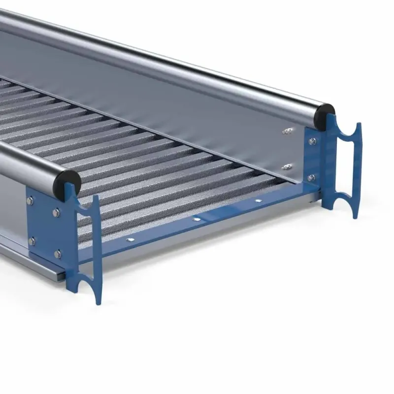 Mounting bracket for a work bridge/platform/walkway for aluminum scaffolding