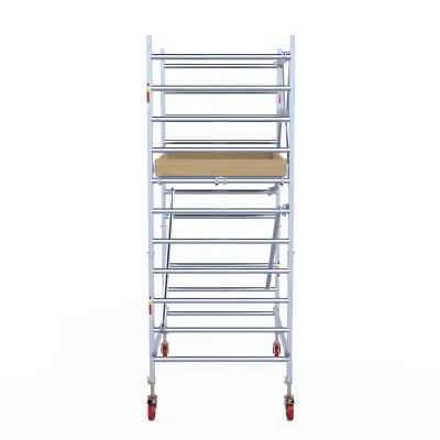 Mobile scaffold Basic - 135 cm x 190 cm x 4.2 m - Euroscaffold