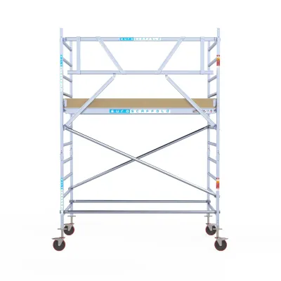 Mobile scaffolding Basic - 135 cm x 250 cm x 4.2 m - Euroscaffold