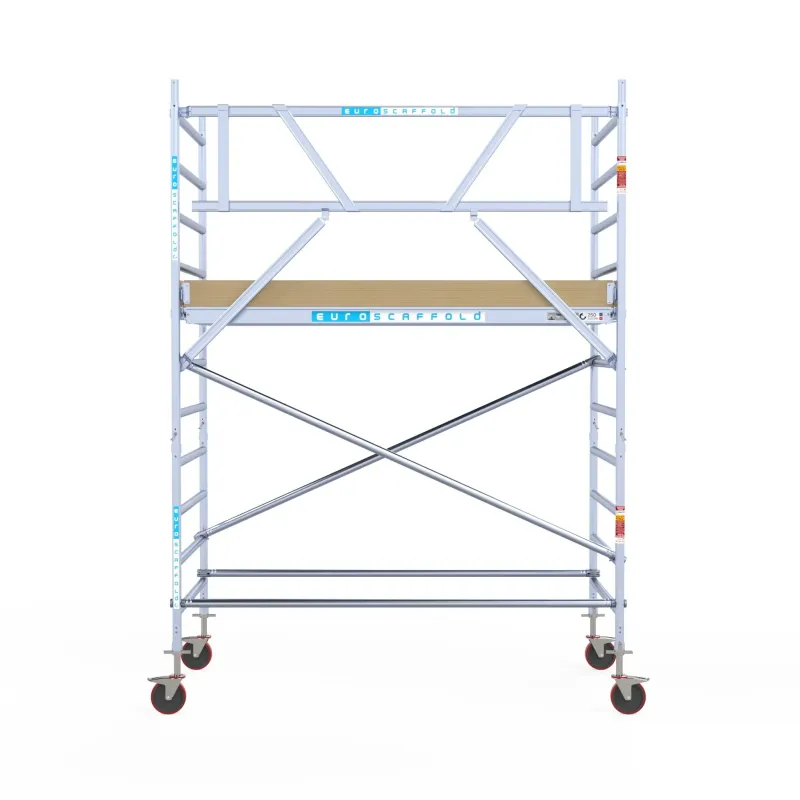 Mobile scaffolding Basic - 135 cm x 250 cm x 4.2 m - Euroscaffold