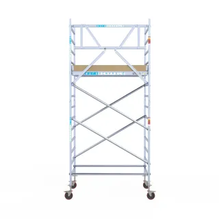 Mobile scaffolding Basic - 135 cm x 190 cm x 5.2 m - Euroscaffold