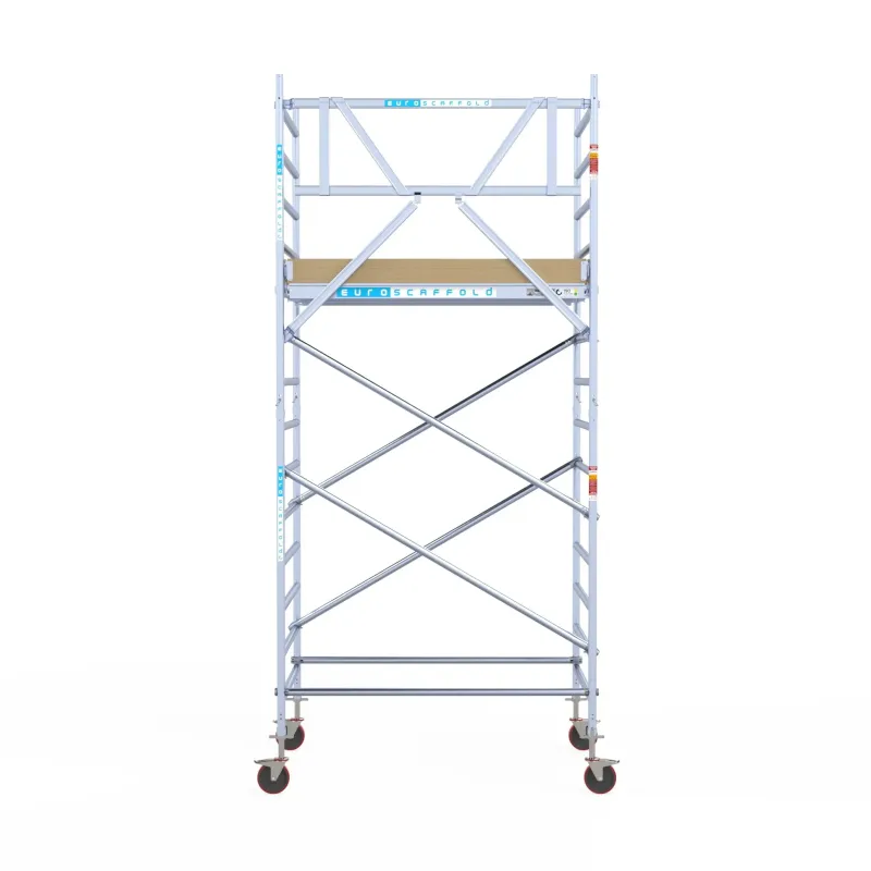 Mobile scaffolding Basic - 135 cm x 190 cm x 5.2 m - Euroscaffold