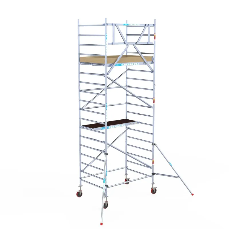 Mobile facade scaffolding - 135 cm x 190 cm x 6.2 m - Euroscaffold