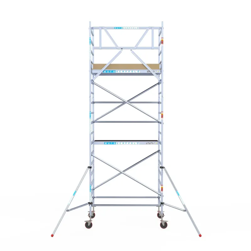 Mobile facade scaffolding - 135 cm x 190 cm x 6.2 m - Euroscaffold