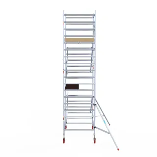 Mobile facade scaffolding - 135 cm x 190 cm x 6.2 m - Euroscaffold