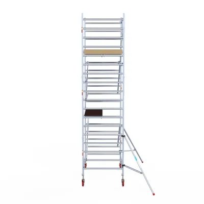 Mobile facade scaffolding - 135 cm x 190 cm x 6.2 m - Euroscaffold