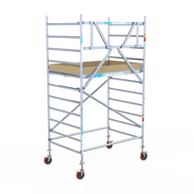 Rusztowanie jezdne Basic - 135 cm x 190 cm x 4,2 m - Euroscaffold