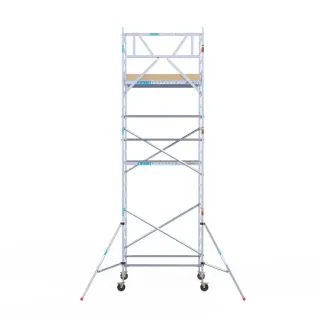 Mobile facade scaffolding - 135 cm x 190 cm x 7.2 m - Euroscaffold