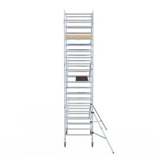 Mobile facade scaffolding - 135 cm x 190 cm x 7.2 m - Euroscaffold