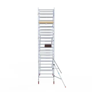 Mobile facade scaffold - 135 cm x 250 cm x 7.2 m - Euroscaffold