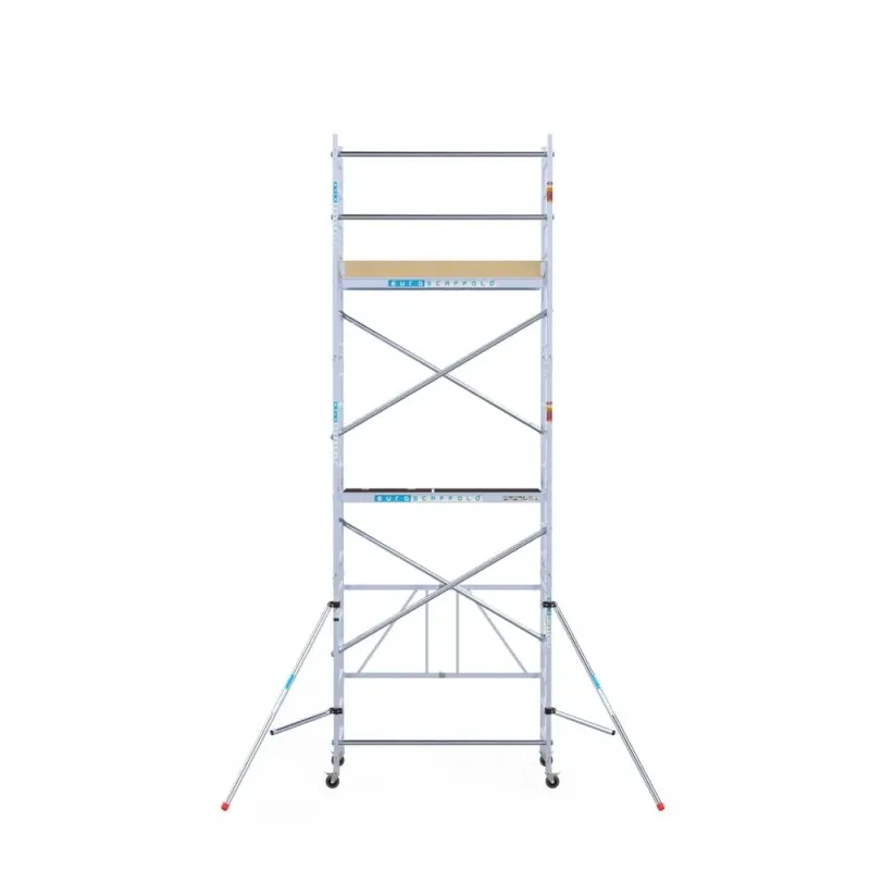 Rusztowanie aluminiowe jezdne Combi - 90 cm x 190 cm x 5,8 m - wysokie