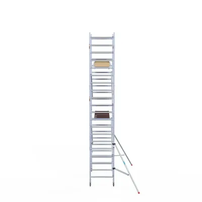 Rusztowanie aluminiowe jezdne Combi - 90 cm x 190 cm x 5,8 m - wysokie