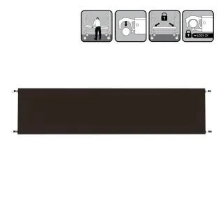 Platforma Euroscaffold bez włazu - 60 cm x 250 cm - łatwy montaż