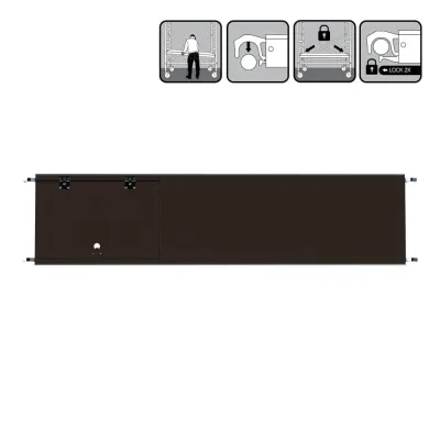 Platforma Euroscaffold z włazem - 60 cm x 250 cm - łatwy montaż