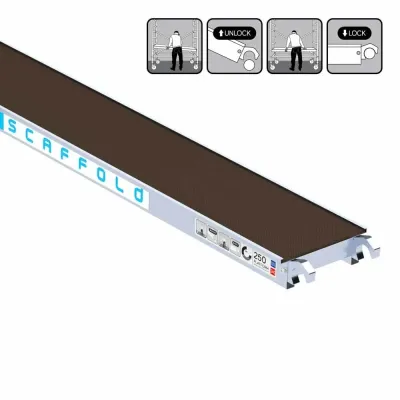 Platforma Euroscaffold bez włazu - 30 cm x 305 cm - łatwy montaż