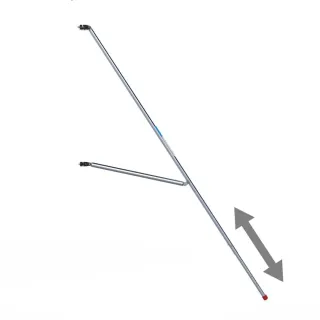 Teleskopowy stabilizator rusztowania - 3 m - pewna podstawa