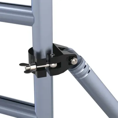 Teleskopowy stabilizator rusztowania - 3 m - pewna podstawa