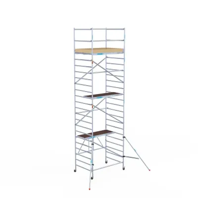 Rusztowanie aluminiowe jezdne Combi - 135 cm x 190 cm x 7,5 m