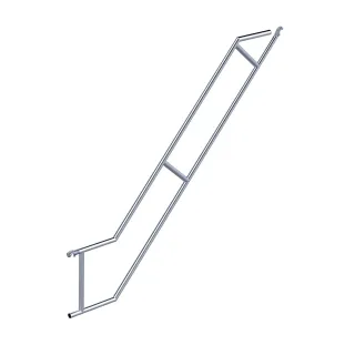 Rusztowanie aluminiowe - wieża schodowa - 135 cm x 250 cm x 12,2 m