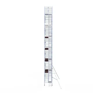Rusztowanie aluminiowe - wieża schodowa - 135 cm x 250 cm x 14,2 m