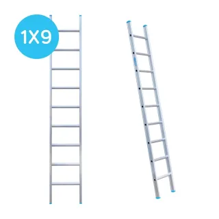 Drabina Eurostairs (Euroscaffold) 1 x 9 - wysokość robocza 3,5 m