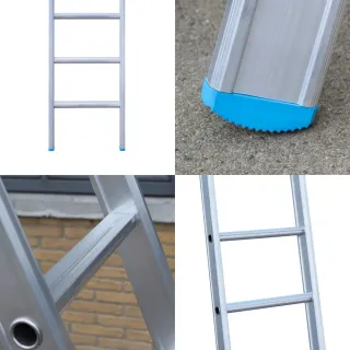 Drabina Eurostairs (Euroscaffold) 1 x 10 - wysokość robocza 3,75 m