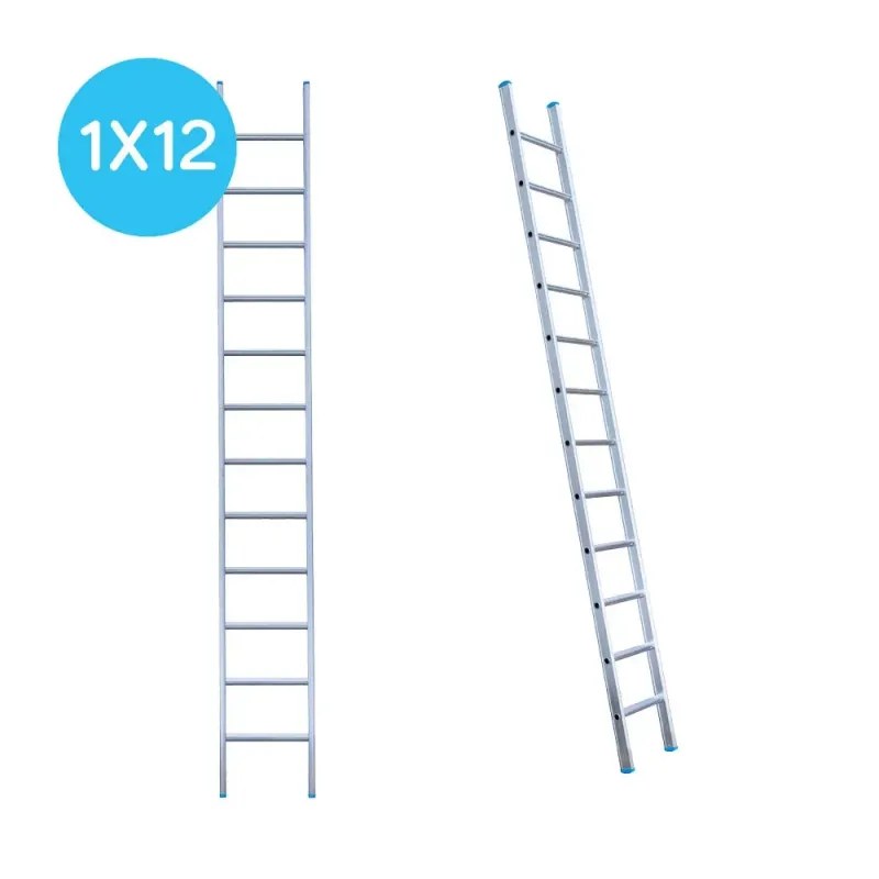 Drabina Eurostairs 1 x 12 - wysokość robocza 4,25 m