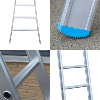 Drabina wygięta Eurostairs (Euroscaffold) 1 x 12 - wysokość robocza 4,25 m