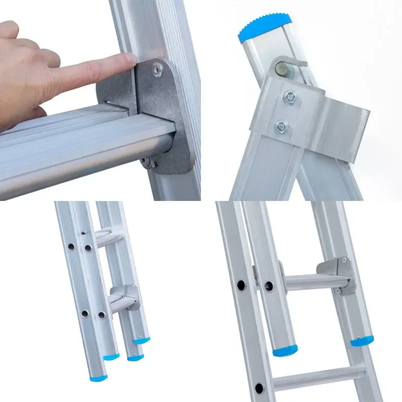Drabina Eurostairs (Euroscaffold) 2 x 7 - wysokość robocza do 4,25 m