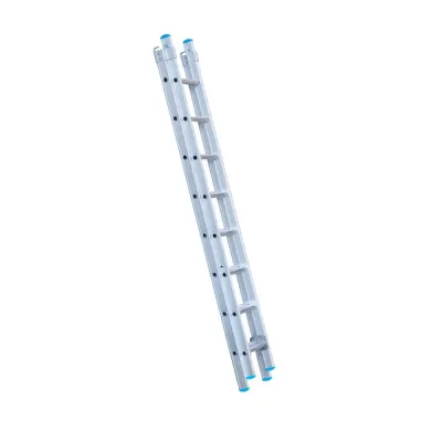 Drabina dwuelementowa Eurostairs (Euroscaffold) 2 x 8 - wysokość robocza do 4,50 m