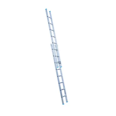 Drabina dwuelementowa Eurostairs (Euroscaffold) 2 x 8 - wysokość robocza do 4,50 m