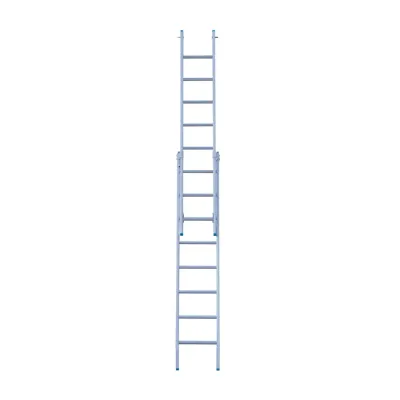 Drabina dwuelementowa Eurostairs (Euroscaffold) 2 x 8 - wysokość robocza do 4,50 m