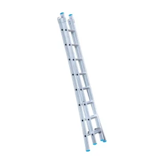 Drabina wygięta dwuelementowa Eurostairs (Euroscaffold) 2 x 8 - wysokość robocza do 4,50 m