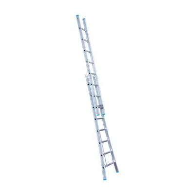 Drabina wygięta dwuelementowa Eurostairs (Euroscaffold) 2 x 8 - wysokość robocza do 4,50 m