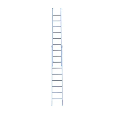 Drabina dwuelementowa Eurostairs (Euroscaffold) 2 x 9 - wysokość robocza do 5 m