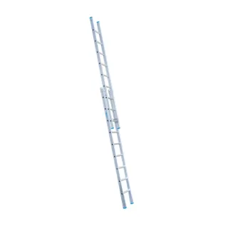 Drabina dwuelementowa Eurostairs (Euroscaffold) 2 x 9 - wysokość robocza do 5 m
