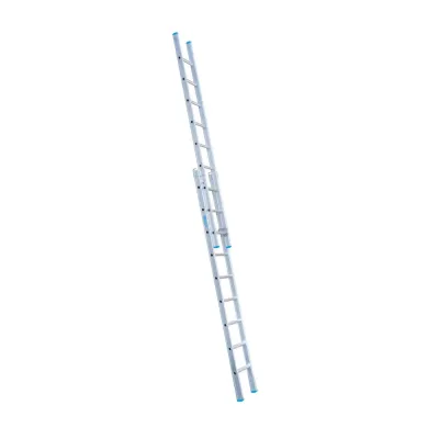 Drabina dwuelementowa Eurostairs (Euroscaffold) 2 x 9 - wysokość robocza do 5 m