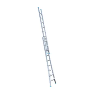 Drabina wygięta dwuelementowa Eurostairs (Euroscaffold) 2 x 9 - wysokość robocza do 5 m