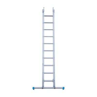 Drabina dwuelementowa Eurostairs (Euroscaffold) 2 x 10 - wysokość robocza do 5,5 m