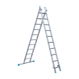Drabina dwuelementowa Eurostairs (Euroscaffold) 2 x 10 - wysokość robocza do 5,5 m
