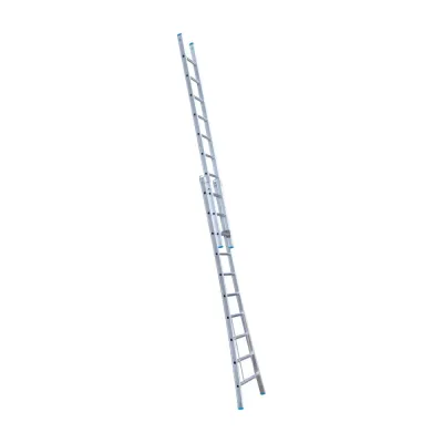 Drabina wygięta dwuelementowa Eurostairs (Euroscaffold) 2 x 10 - wysokość robocza do 5,5 m