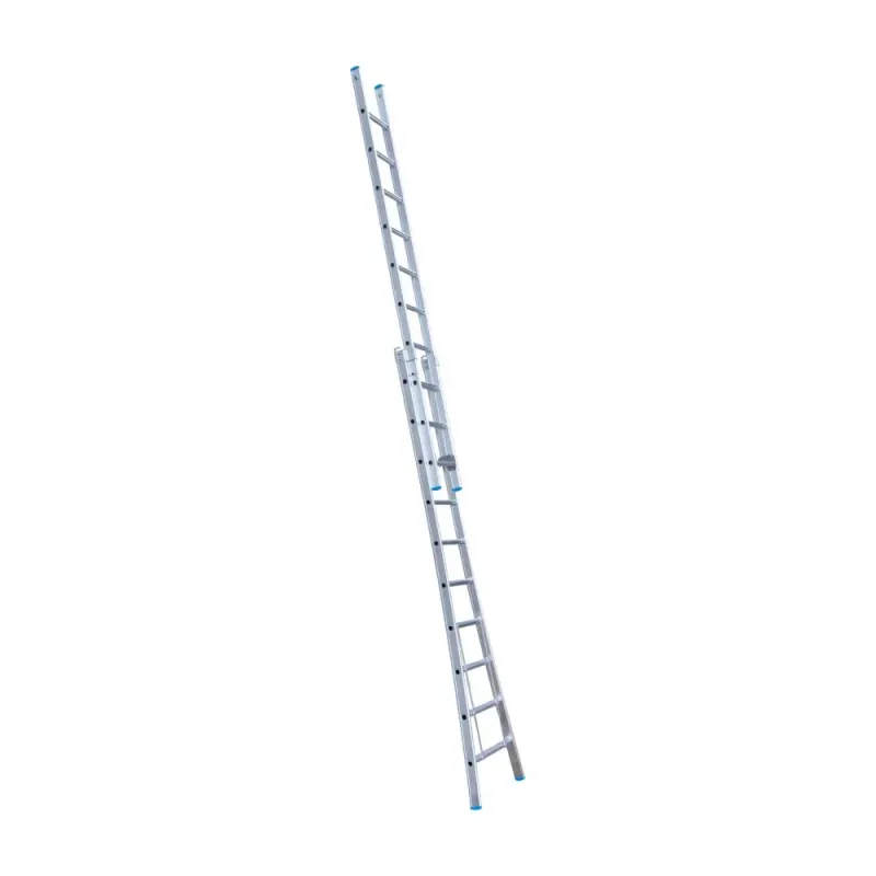 Drabina wygięta dwuelementowa Eurostairs (Euroscaffold) 2 x 10 - wysokość robocza do 5,5 m